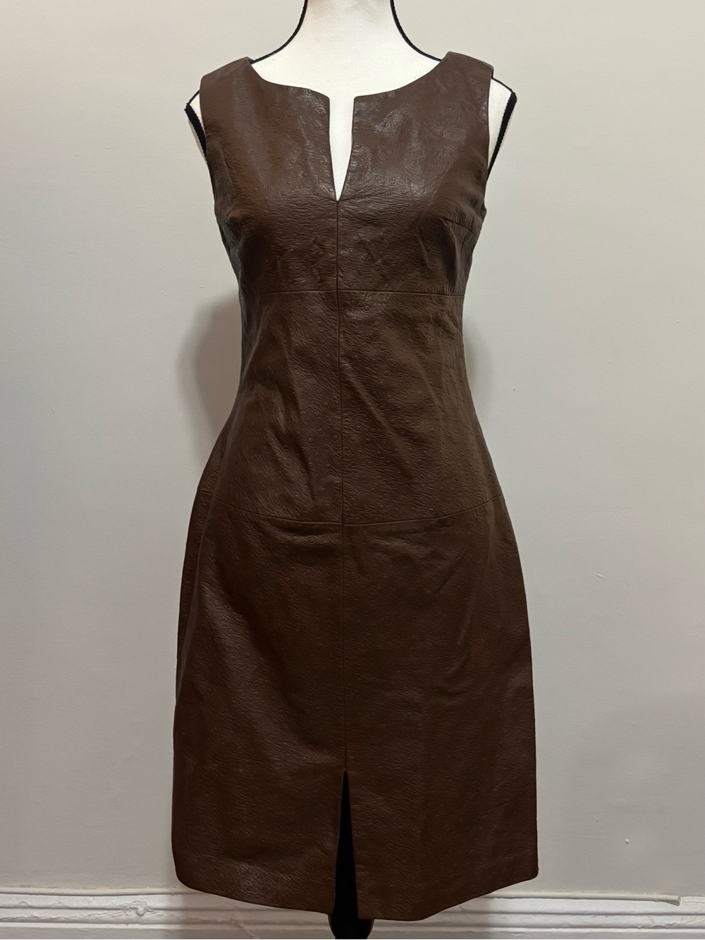 chocolate boho work dress
